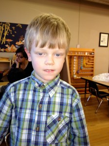 Kindergarten interview #3 What I like about Montessori kindergarten at TNCS are the words and numbers.