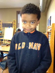 Kindergarten interview #1 What I like about Montessori kindergarten at TNCS is sharing and playing together.