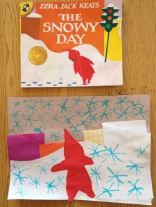 Note the variety of materials and media this primary student used to interpret the assignment