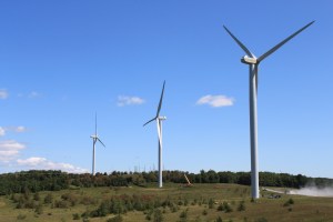 Wind Turbines in North Highland wind turbines at Pennsylvania wind far,