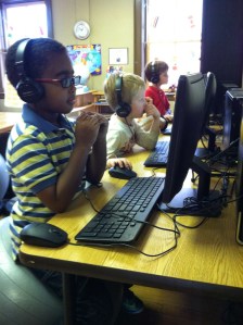 K students are introduced to the SuccessMaker software they'll use daily in the elementary program.