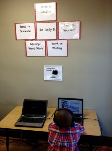 Daily 5: Read to Self, Work on Writing, Read to Someone, Listen to Reading, Word Work