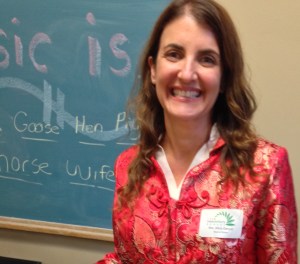 Head of School, Ms. Danyali gave an overview of TNCS programs for today's Open House.