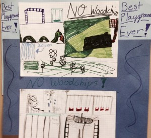 "Best playground ever" evidently involves zero wood chips!