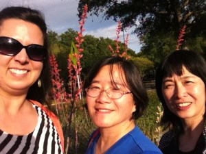 Our TNCS representatives at the Startalk conference---Admissions Director Robin Munro, Xie Laoshi, and Lin Laoshi--take a selfie!