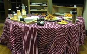 Refreshments were thoughtfully provided by Chef Emma Novashinski.