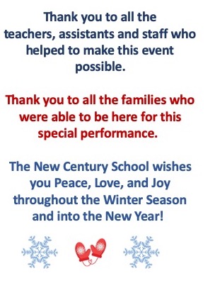 Elementary- Middle Winter Concert Program 2019